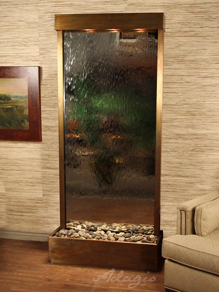 Tranquil River Floor Fountain - Rear Mounted