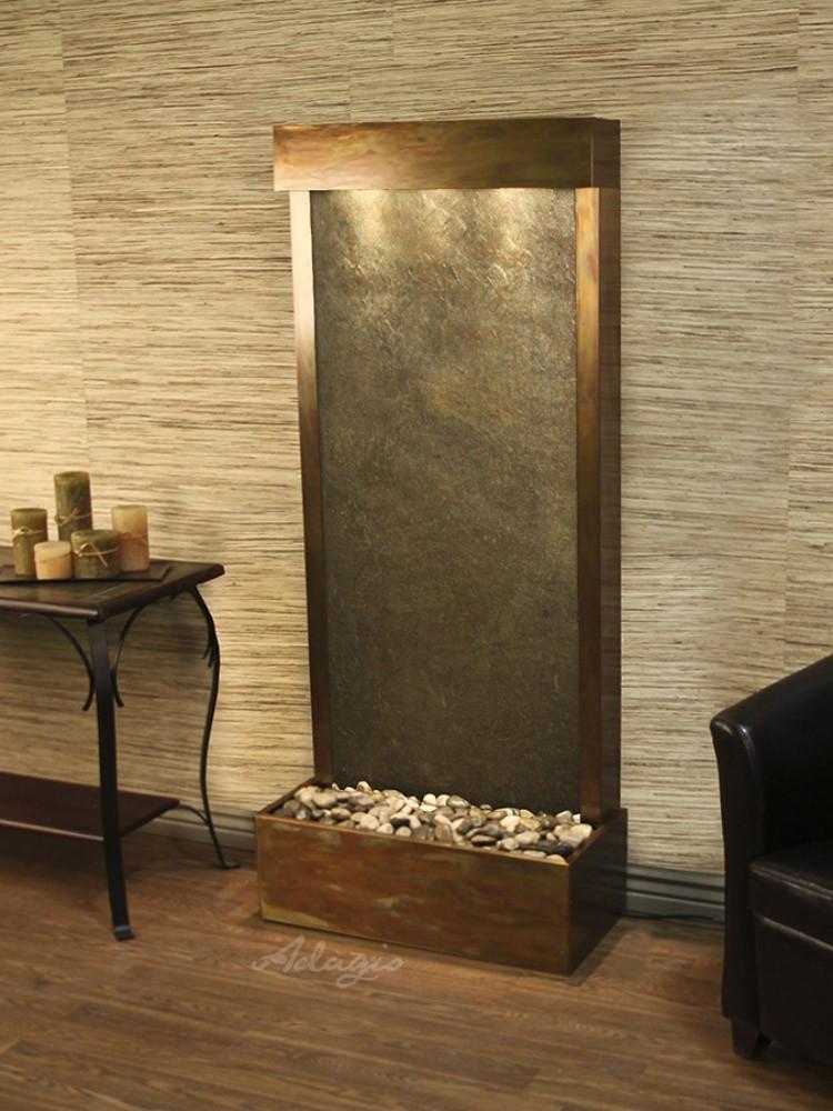 Harmony River Floor Fountain - Rear Mounted