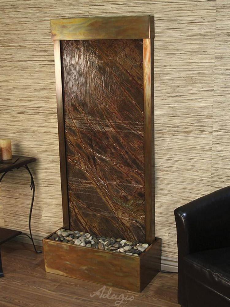 Harmony River Floor Fountain - Rear Mounted