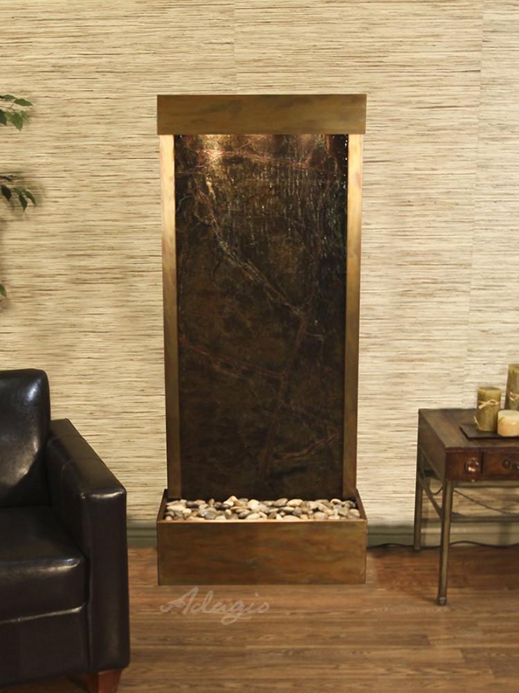 Harmony River Floor Fountain - Rear Mounted