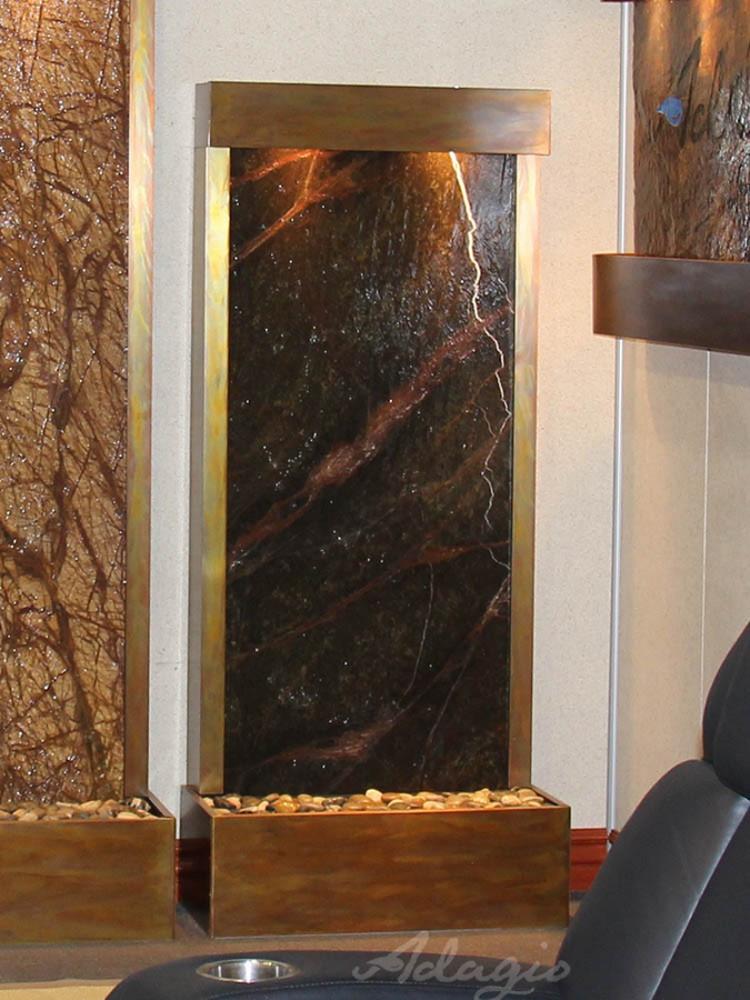 Harmony River Floor Fountain - Rear Mounted