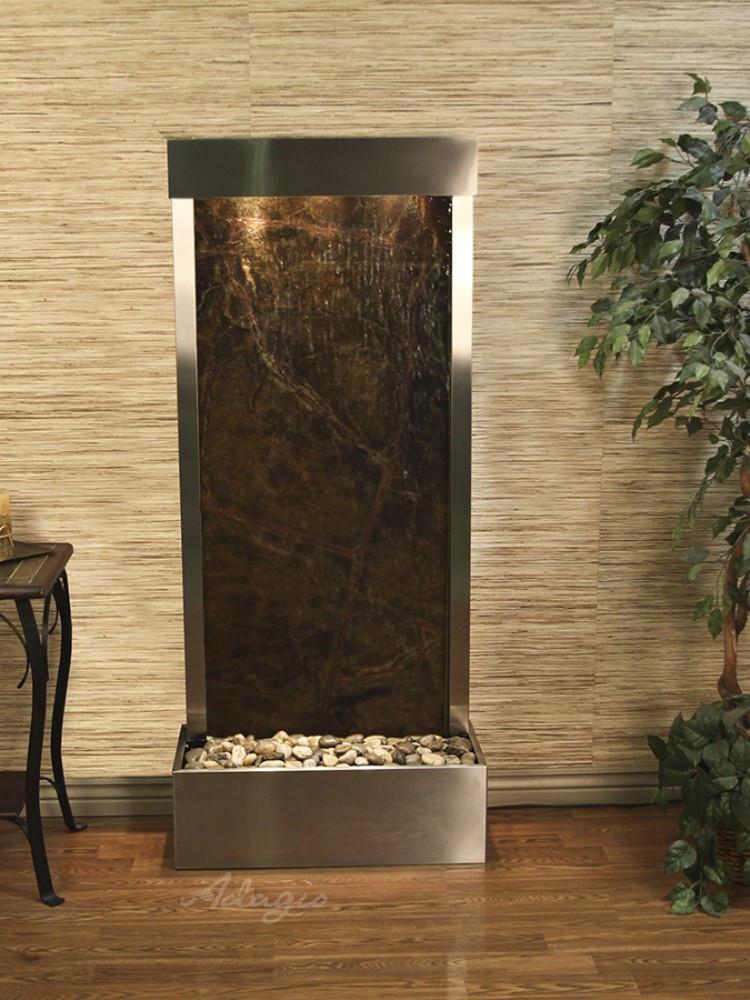 Harmony River Floor Fountain - Rear Mounted