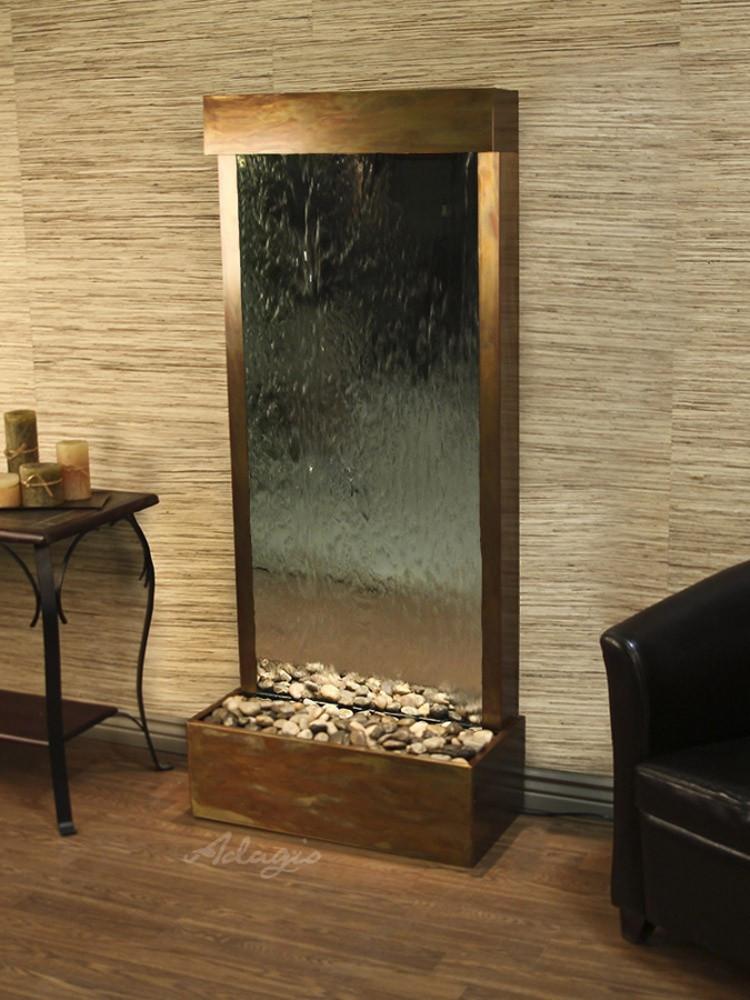 Harmony River Floor Fountain - Rear Mounted