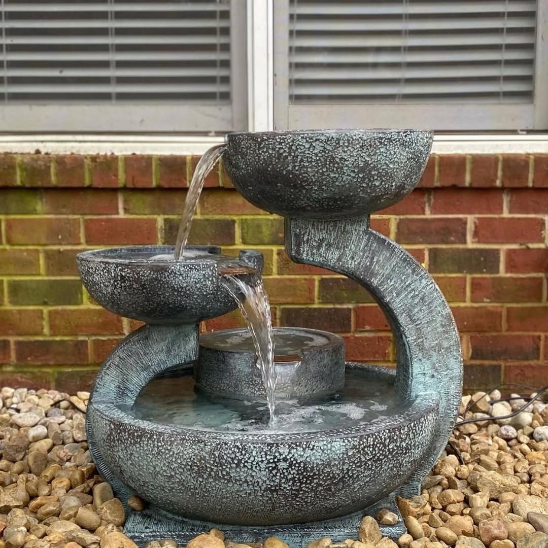 Zen Three Bowl Fountain – Soothing Company