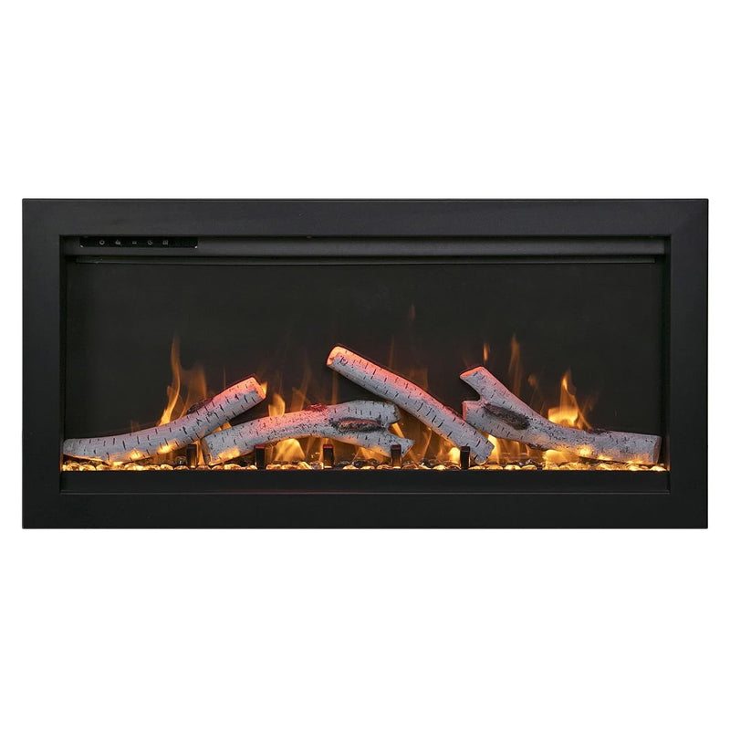 Amantii 34" Symmetry Smart Indoor | Outdoor Electric Fireplace
