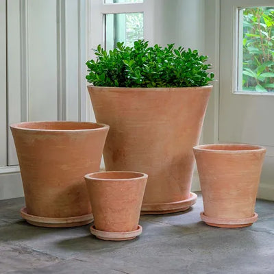Alicia Planter Set of 4 | Glazed & Terra Cotta Collection