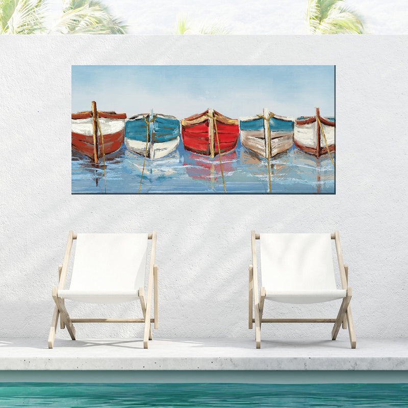 All in a Row Canvas Wall Art