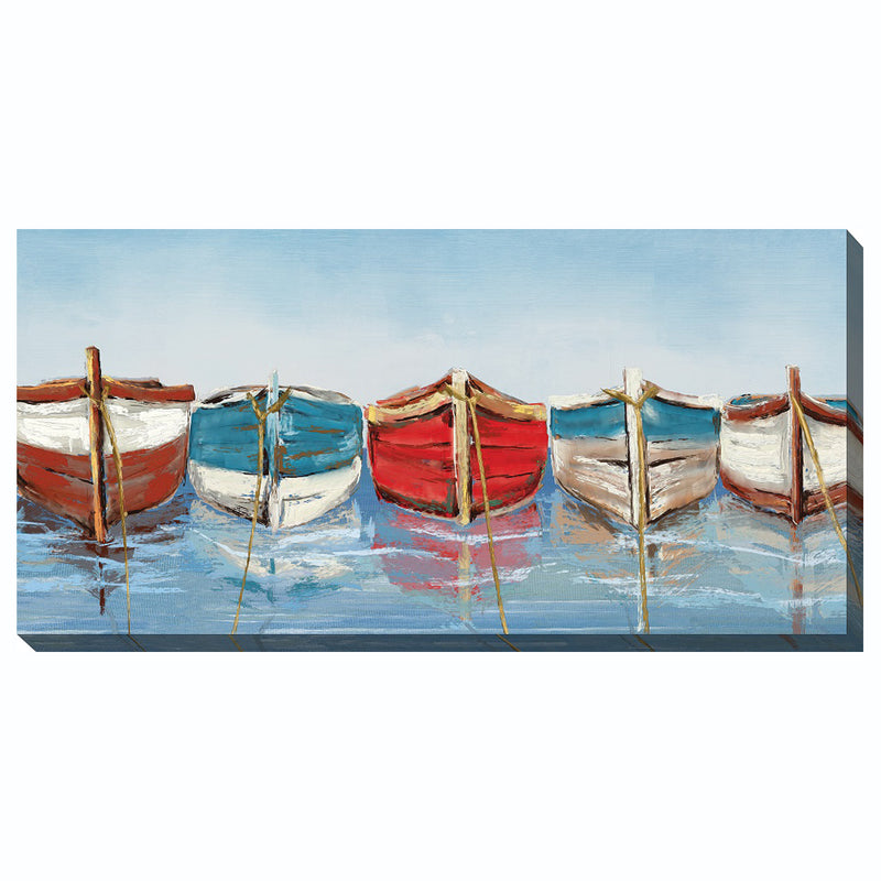All in a Row Canvas Wall Art