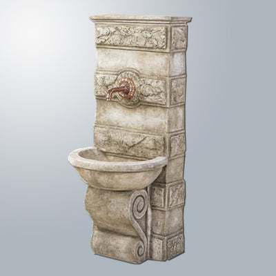 Abetone Wall Outdoor Water Fountain for Spout