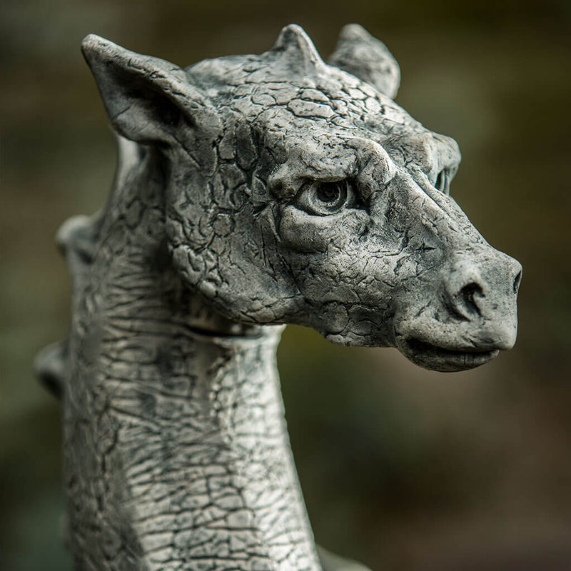 Abraxas Dragon Cast Stone Garden Statue