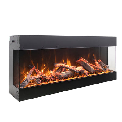 Amantii Tru View Bespoke - 75" Indoor / Outdoor 3 Sided Electric Fireplace