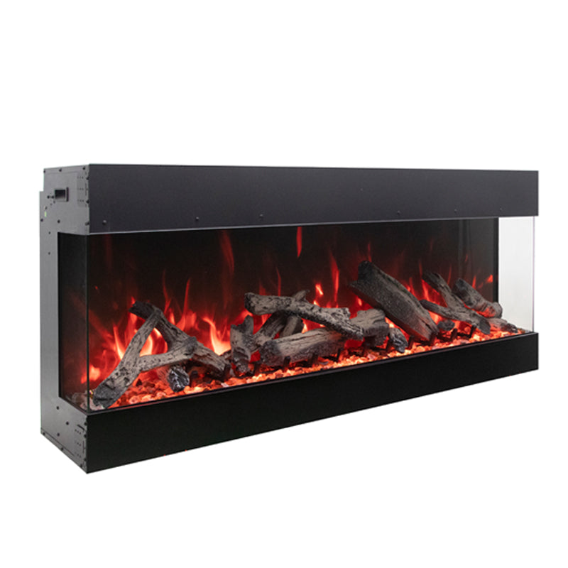 Amantii Tru View Bespoke - 55" Indoor / Outdoor 3 Sided Electric Fireplace