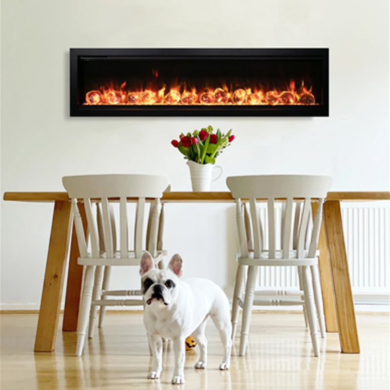 Amantii 60" BESPOKE Symmetry Smart Indoor | Outdoor Electric Fireplace