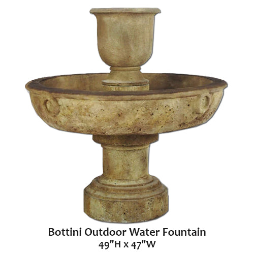 Bottini Outdoor Water Fountain