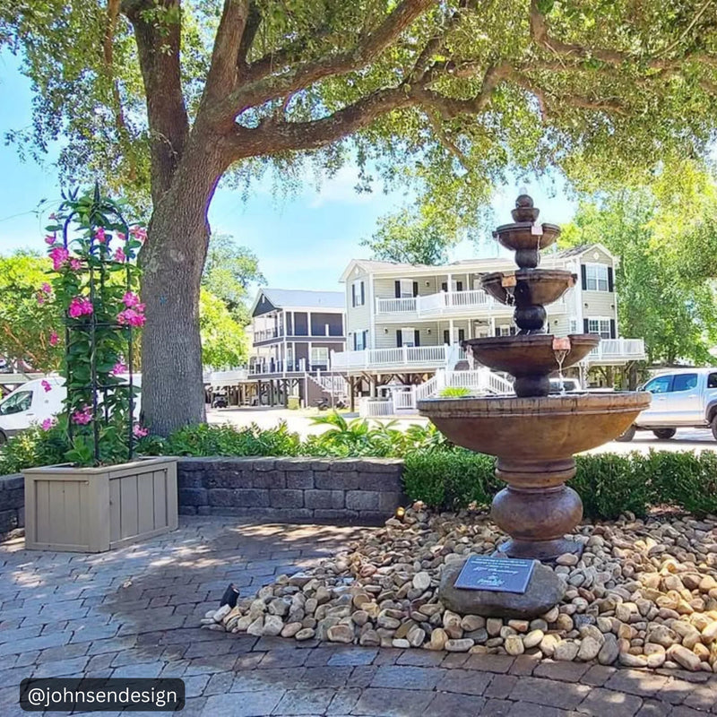 Buckingham Four Tier Outdoor Water Fountain