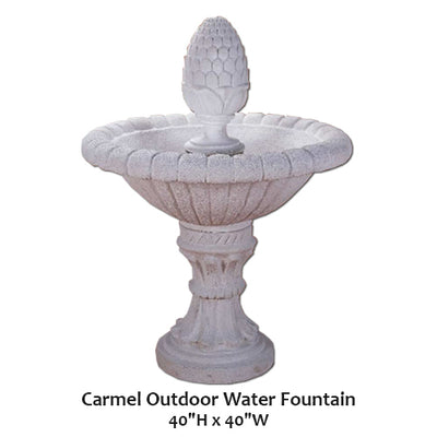 Carmel Outdoor Water Fountain
