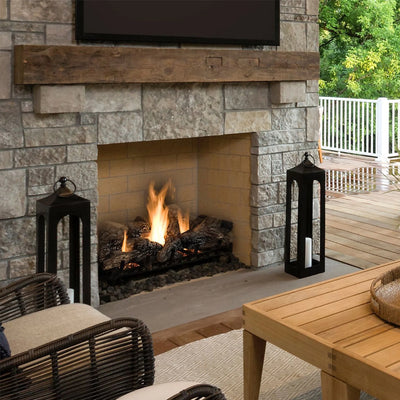 Castlewood 42" Outdoor Wood Fireplace