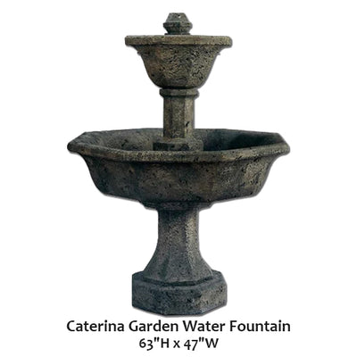 Caterina Garden Water Fountain