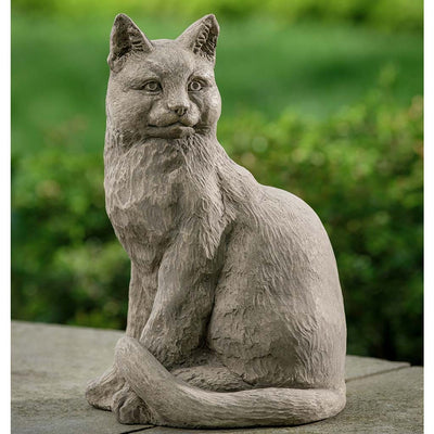 Cheeky Cat Cast Stone Garden Statue