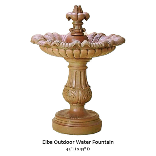 Elba Outdoor Water Fountain
