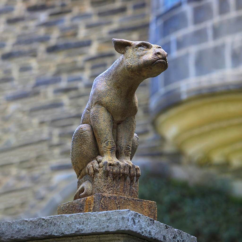 Ernie Cast Stone Garden Statue | Gargoyle Statue