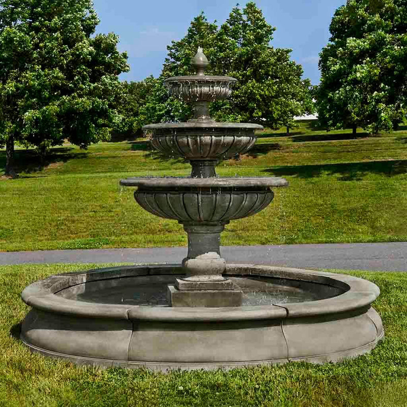 Estate Longvue Fountain | Tall Outdoor Water Fountain