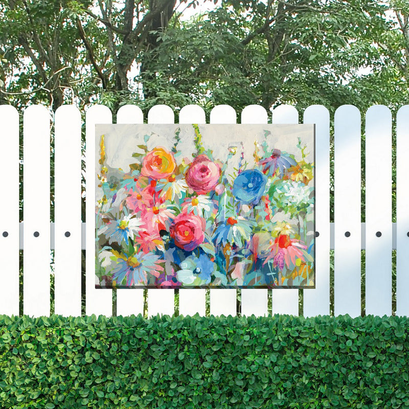 Gleeful Garden Canvas Wall Art