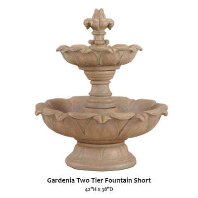 Gardenia Two Tier Fountain Short