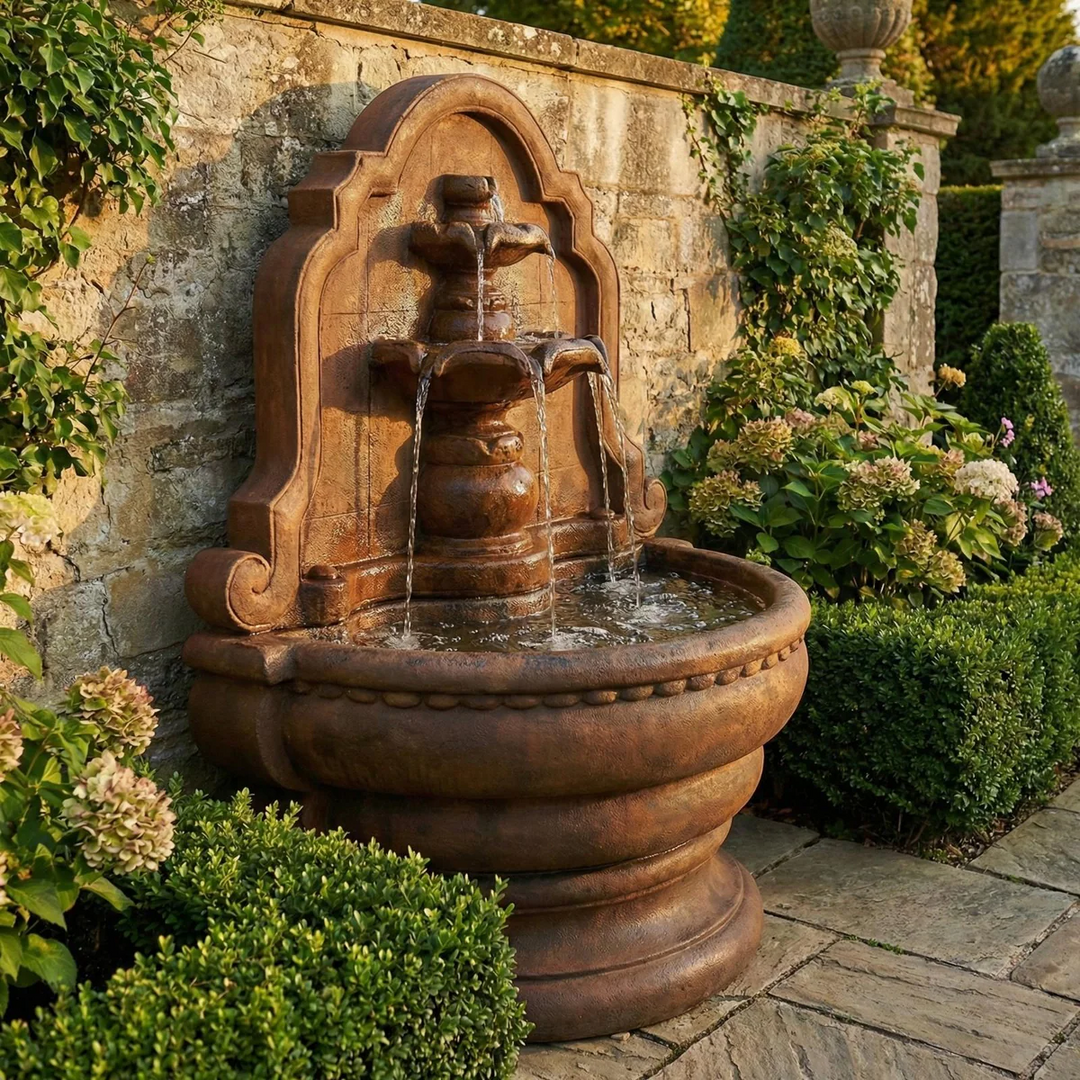 Grande Tier-Relief Lavabo Outdoor Fountain – Soothing Company