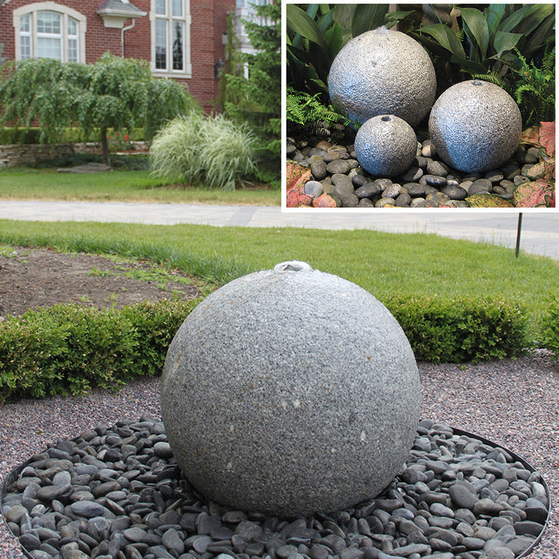 Granite Sphere Stone Fountain