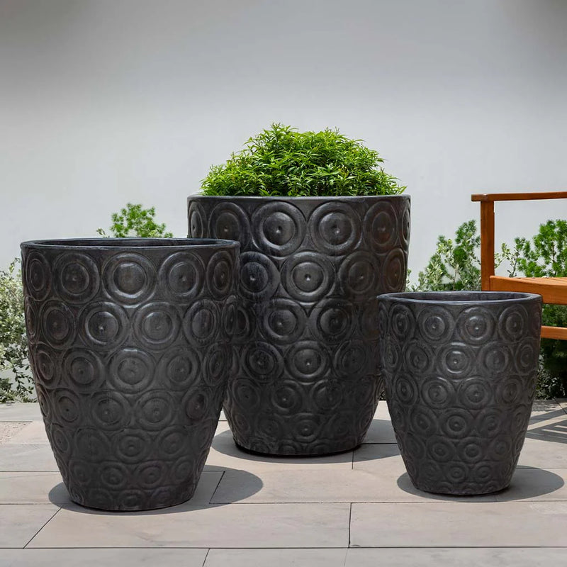 Benicio Planter Nested Set of 3 | Glazed Collection