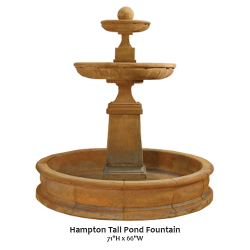 Hampton Tall Pond Fountain
