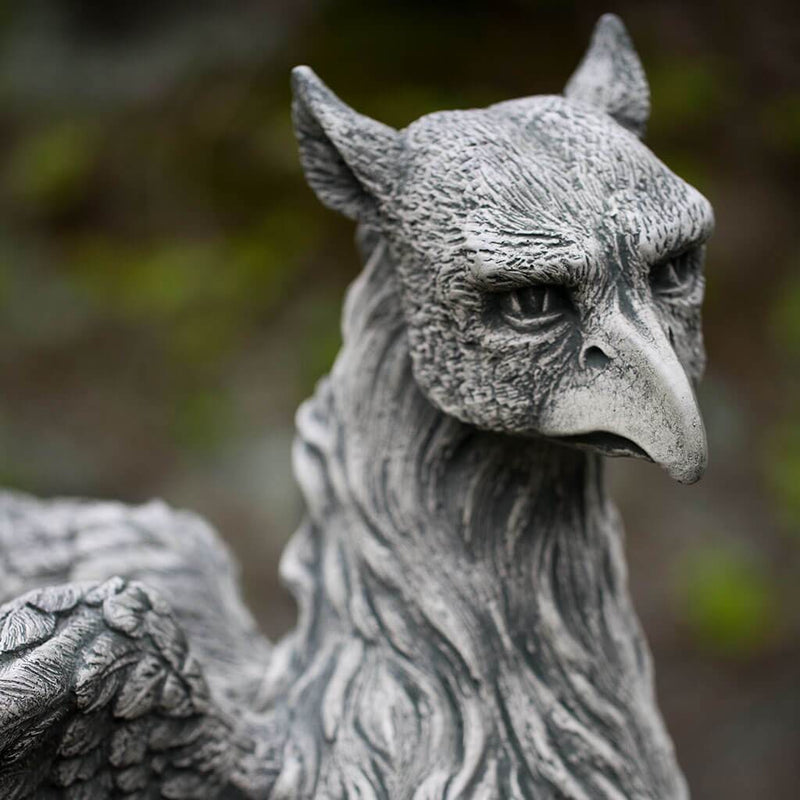 Herald Cast Stone Garden Statue | Gryphon Statue