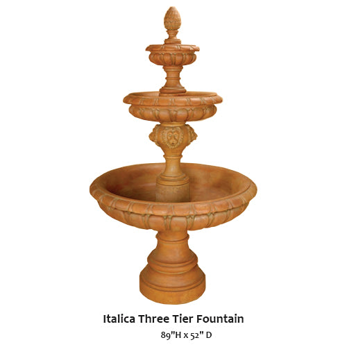 Italica Three Tier Fountain