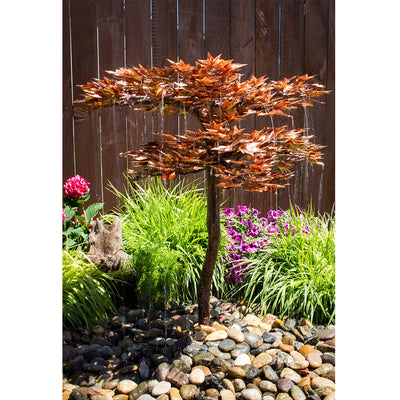 38" Copper Japanese Maple Tree Garden Fountain
