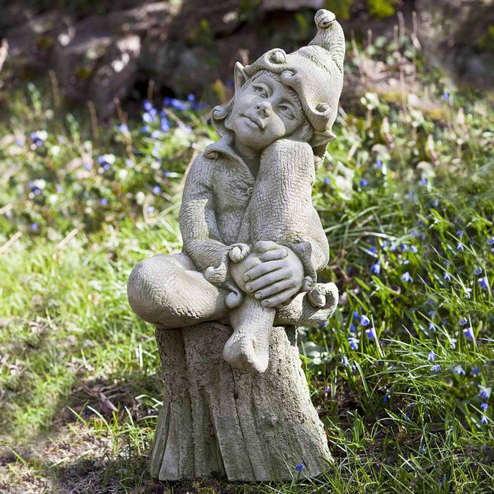 Jenny Cast Stone Garden Statue | Gnome Statue – Soothing Company