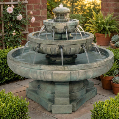 Henri Studio Large Regal Tier Outdoor Fountain