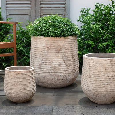 Lisi Planter Nested Set of 3 | Terra Cotta Collection