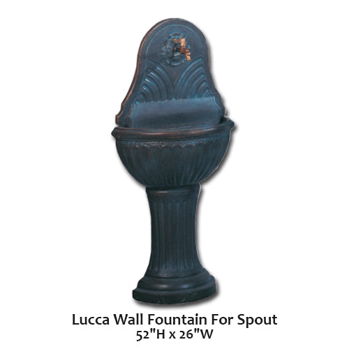 Lucca Wall Fountain For Spout