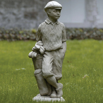 Male Golfer Cast Stone Garden Statue
