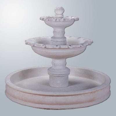 Marina Two Tier Pond Outdoor Water Fountain