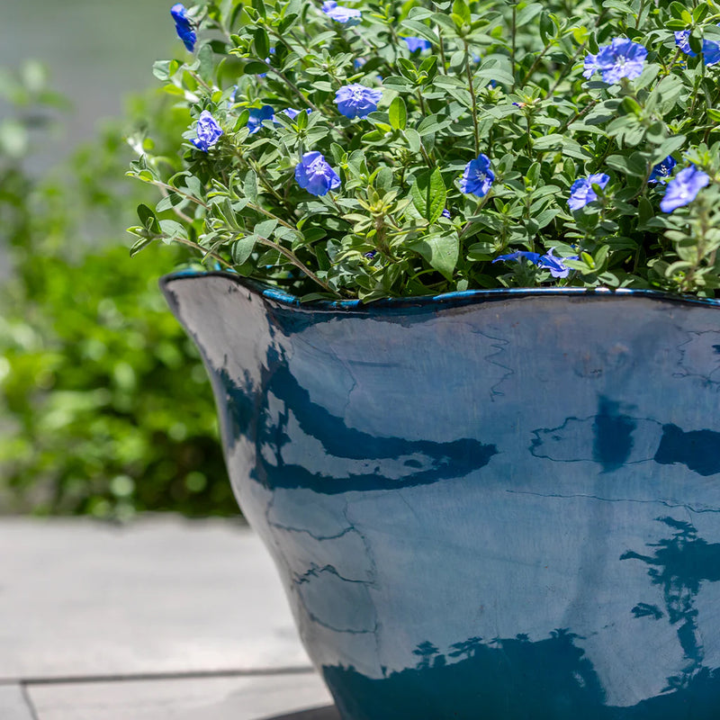 Foxglove Low Planter Nested Set of 3 | Glazed Collection