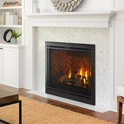 Meridian Platinum 36" Top/Rear Direct Vent Fireplace with Intellifire Touch Ignition