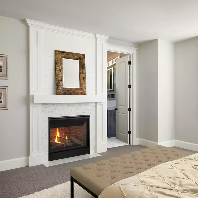 Meridian Platinum 42" Top/Rear Direct Vent Fireplace with Intellifire Touch Ignition