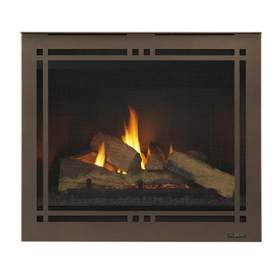 Meridian Platinum 42" Top/Rear Direct Vent Fireplace with Intellifire Touch Ignition