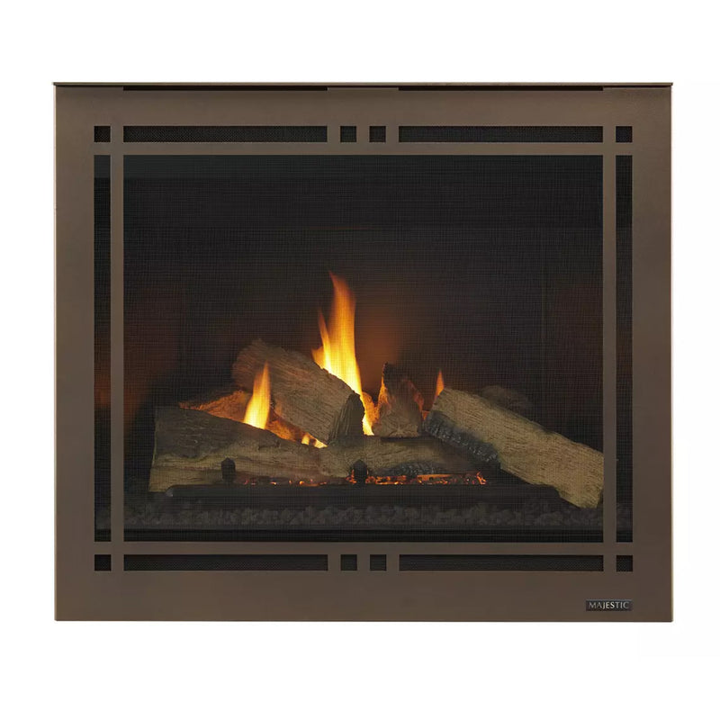 Meridian Platinum 36" Top/Rear Direct Vent Fireplace with Intellifire Touch Ignition