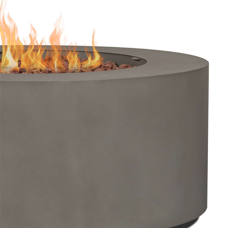 Aegean Round Propane or Natural Gas Fire Pit Table