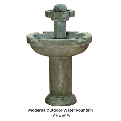 Moderna Outdoor Water Fountain