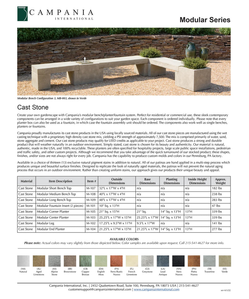 Modular Center Planter