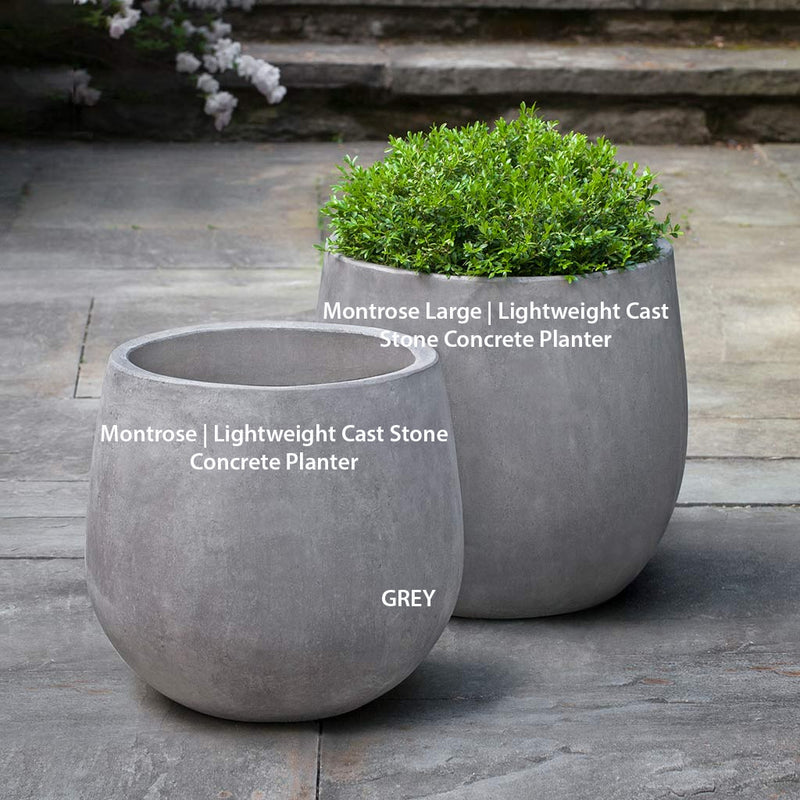 Montrose Large | Lightweight Cast Stone Concrete Planter